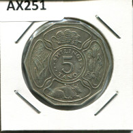 5 SHILLINGI 1973 TANZANIA Moneda #AX251.E - Tansania