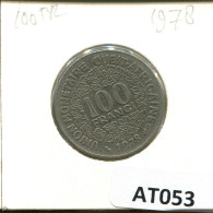 100 FRANCS CFA 1978 Western African States (BCEAO) Moneda #AT053.E - Other - Africa