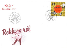 ISLANDE FDC 2006 LE ROCK EN ISLANDE - FDC