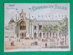 Chromo - Chocolat Ibled - Exposition Universelle De 1900 - Palais De Droite, Esplanade Des Invalides - Ibled