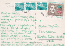 POLEN 1968 - 4 Fach Frankierung Auf Ak GRYFICE ... - Covers & Documents