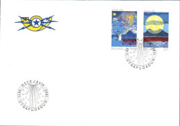 ISLANDE FDC 1992 NOEL - FDC