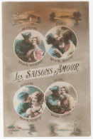 Cpa Patriotique - Les Saisons D'Amour - Soldat, Couple    (S.12535) - Altri & Non Classificati