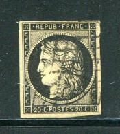 FRANCE- Y&T N°3- Oblitéré - 1849-1850 Ceres