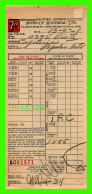 FACTURE DE BOISSON, SEVEN-UP MONTRÉAL LTD No 571 EN 1968 - - Canadá