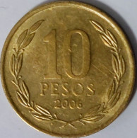 Chile - 10 Pesos 2006, KM# 228.2 (#2212) - Chili