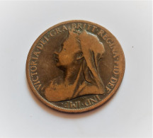GRANDE BRETAGNE  ONE PENNY - 1901 - VICTORIA D.G   (B04 - 09) - D. 1 Penny