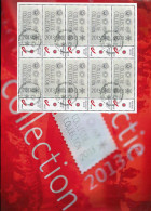 Belgie Duostamps  Gepersonaliseerde Zegels COLLECTIE 2013 Volledig Vel (plooitjes In Rand Van Vel) + Bijhorend Boekje - Andere & Zonder Classificatie