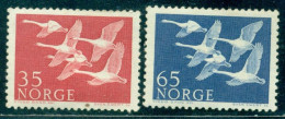 1956 Five Whooper Swans (Cygnus Cygnus),Norway,Mi.436,MLH - Swans