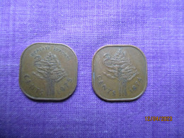 Swaziland: 2 Cents 1974 & 1975 - Swazilandia