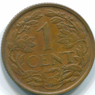 1 CENT 1968 ANTILLES NÉERLANDAISES Bronze Fish Colonial Pièce #S10809.F - Netherlands Antilles