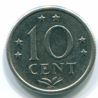 10 CENTS 1974 ANTILLES NÉERLANDAISES Nickel Colonial Pièce #S13519.F - Netherlands Antilles