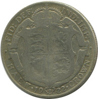 HALF CROWN 1922 UK GRANDE-BRETAGNE GREAT BRITAIN Pièce #AH009.1.F - K. 1/2 Crown