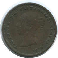 FARTHING 1843 UK GRANDE-BRETAGNE GREAT BRITAIN Pièce #AE799.16.F - B. 1 Farthing