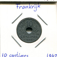 10 CENTIMES 1942 FRANCE Coin French Coin #AM112 - 10 Centimes