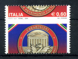 Repubblica Varietà - 2009 Carabinieri Dentellatura Spostata MNH ** - Abarten Und Kuriositäten