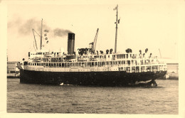 GASCOGNE Gascogne * Carte Photo * Bateau Paquebot Commerce * Cie Générale Transatlantique CGT - Steamers