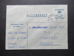 1965 Schweden Militärpost Militärbrev Stempel Svenska FN Bat Cypern / Schwedisches Militär Auf Zypern / FN Bat 2. Komp - Militares