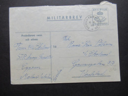 1966 Schweden Militärpost Militärbrev Stempel Svenska FN Bat Cypern / Schwedisches Militär Auf Zypern / FN Bat STR Komp - Militares