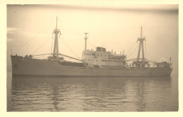 VILLE DE MONTREAL Montreal * Carte Photo * Bateau Paquebot Commerce * Cie Générale Transatlantique CGT - Steamers