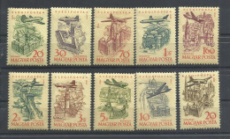 HUNGRIA   YVERT  AEREO   213/22   MNH  ** - Unused Stamps