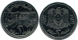 2 LIRAS / POUNDS 1996 SYRIEN SYRIA Islamisch Münze #AP564..D - Syrien