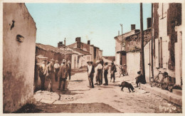 Triaize * Le Jeu De Boules * Boulistes Pétanque * Rue Village Villageois - Autres & Non Classés