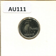 1 FRANC 1995 FRENCH Text BELGIUM Coin #AU111.U - 1 Franc