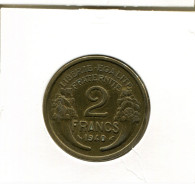 2 FRANCS 1940 FRANCE French Coin #AK687 - 2 Francs