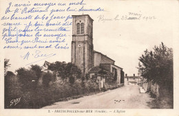 Brétignolles Sur Mer * Route , Entrée Du Village Et église - Bretignolles Sur Mer