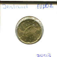 20 EURO CENTS 2003 IRELAND Coin #EU202.U - Irlande