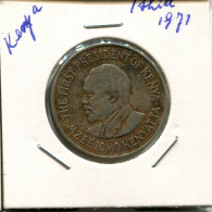 1 SHILLING 1971 KENYA Coin #AN745.U - Kenia