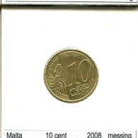 10 EURO CENTS 2008 MALTA Coin #AS622.U - Malte