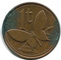 1 TOEA 1975 PAPUA NEW GUINEA Coin #BA150.U - Papoea-Nieuw-Guinea