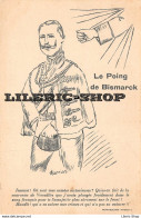 Cpa Patriotique Ww1 - Propagande Anti-kaiser - « Le Poing De Bismarck » Illustrateur EUGÈNE CARRIAS - Patriotiques