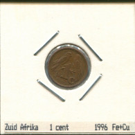 1 CENTS 1996 SOUTH AFRICA Coin #AS303.U - Afrique Du Sud