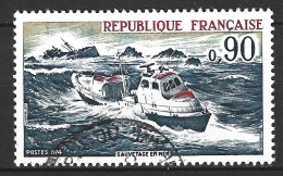 FRANCE. N°1791 Oblitéré De 1974. Sauvetage En Mer/Bateau. - Primeros Auxilios