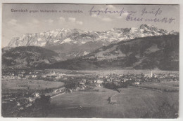 C7201) GARMISCH Gegen Wetterstein - U. Dreitorspitze 1917 - Gaimersheim