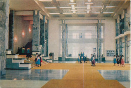 Postcard North Korea Phenian Large Building Interior - Corea Del Nord