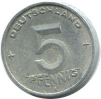 5 PFENNIG 1950 A DDR EAST GERMANY Coin #AD782.9.U - 5 Pfennig