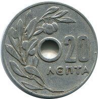 20 LEPTA 1954 GREECE Coin Paul I #AH732.U - Grèce