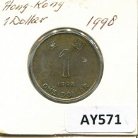1 DOLLAR 1998 HONG KONG Coin #AY571.U - Hong Kong