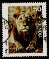 India 1976 ~ Wildlife Preservation - Fauna / Wild Animals 1v "LION" USED (Cancellation Would Differ) - Otros & Sin Clasificación