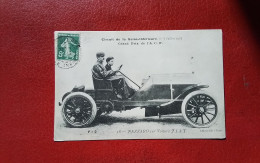 Delcampe - CIRCUIT DE LA SEINE INFERIEURE -  2 JUILET 1907 - " NAZZARO SUR VOITURE F.I.A.T " - - Grand Prix / F1