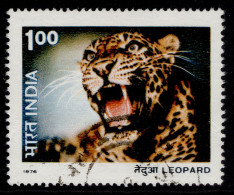 India 1976 ~ Wildlife Preservation - Fauna / Wild Animals 1v "LEOPARD" USED (Cancellation Would Differ) - Sonstige & Ohne Zuordnung