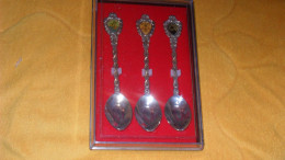 COFFRET 3 PETITES CUILLERES SOUVENIR DATE ?../ MALDIVES - Spoons