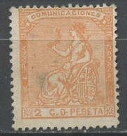 Espagne - Spain - Spanien 1873 Y&T N°130 - Michel N°125 (o) - 2c Allégorie De La République - Unused Stamps