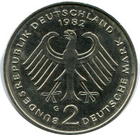 2 DM 1982 G T.HEUSS BRD DEUTSCHLAND Münze GERMANY #AZ439.D - 2 Marcos