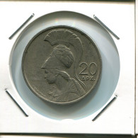 20 DRACHME 1973 GRIECHENLAND GREECE Münze #AR556.D - Grèce