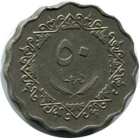 50 DIRHAMS 1979 LIBYEN LIBYA Islamisch Münze #AP533.D - Libia